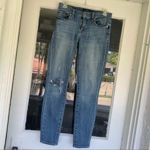 Lucky Brand Women’s Brooke Skinny Distressed Denim Jeans